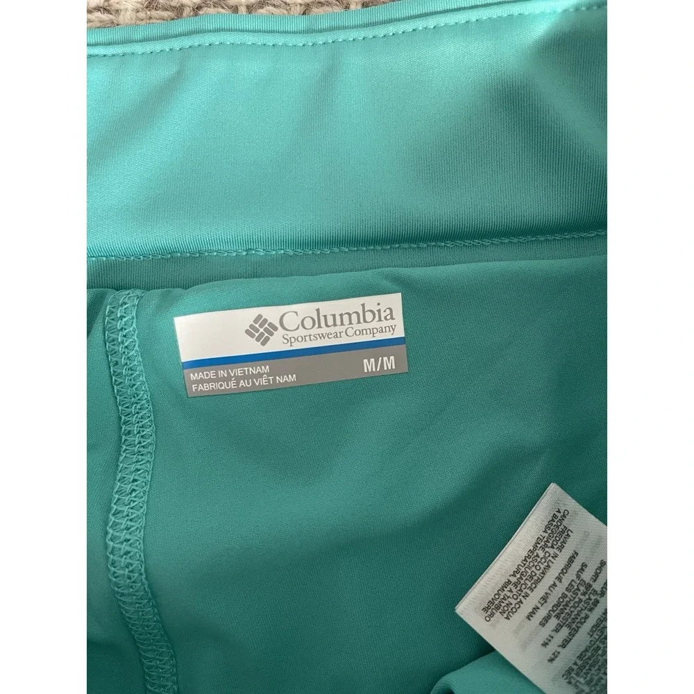 Columbia Sandy Creek Stretch Skort Teal Blue Womens Medium NEW athletic gorpcore